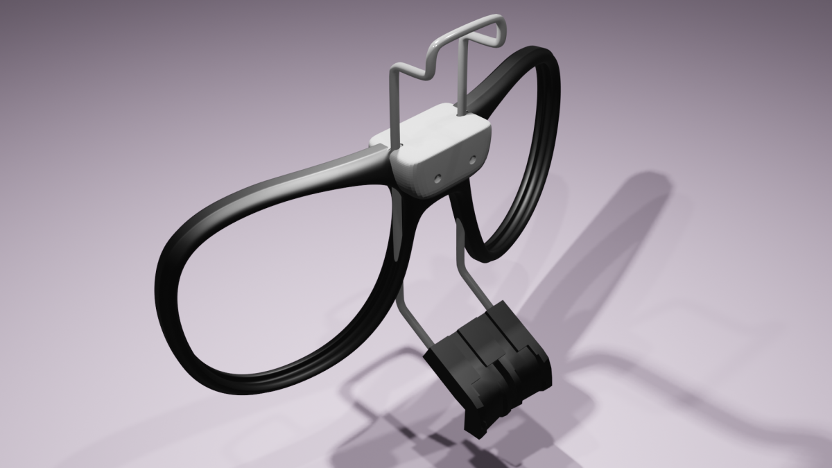  Monture pour verres de correction pour masque à gaz 